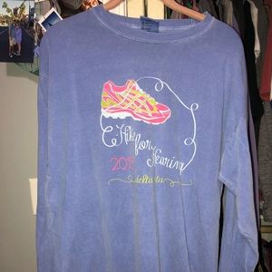 Long sleeve delta zeta t shirt